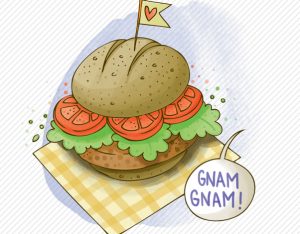 Sandwich con Burger di Lenticchie
